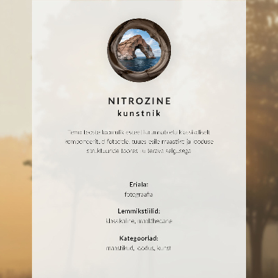 Plagát do obývačky Hmlistá ulička