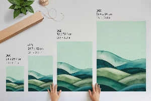 Retro plagát Zelené kopce