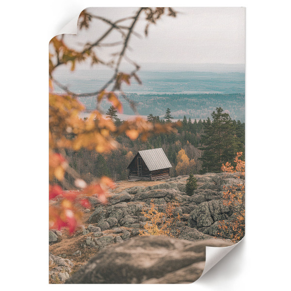 Retro plagát Jesenná scenéria