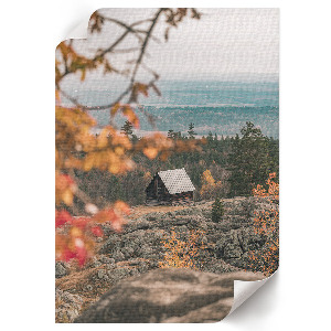 Retro plagát Jesenná scenéria