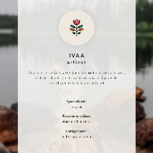 Retro plagát Jesenná scenéria