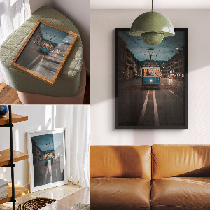 Plagát do obývačky Mestská električka