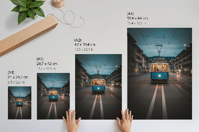Plagát do obývačky Mestská električka
