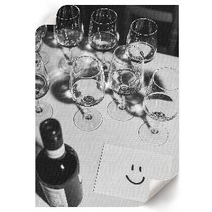 Plagát do obývačky Poháre na víno