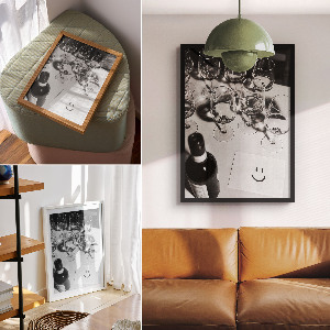 Plagát do obývačky Poháre na víno