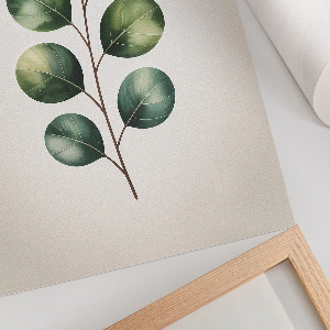 Retro plagát Zelené listy