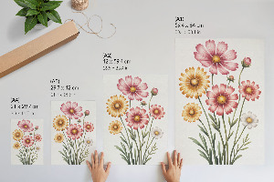 Plagát do izby Farebné kvety