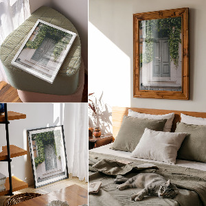 Retro plagát Elegantná fasáda