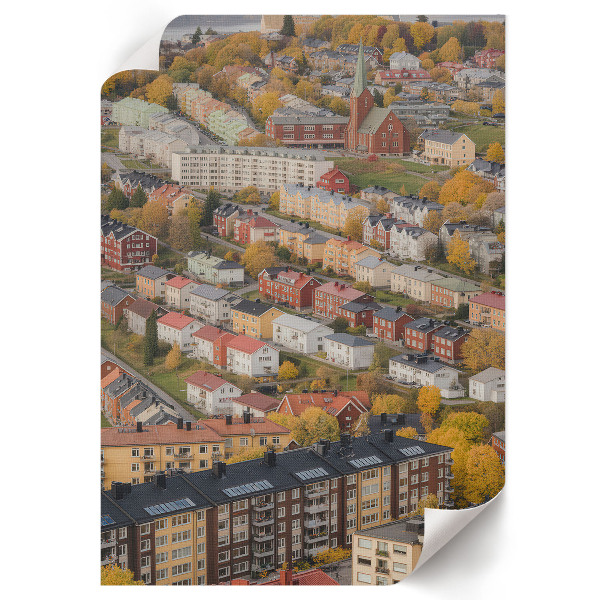 Poster na stenu Malebné mestečko