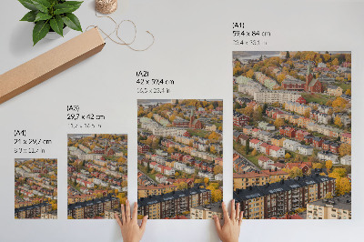 Poster na stenu Malebné mestečko
