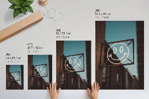 Poster na stenu Neónový úsmev