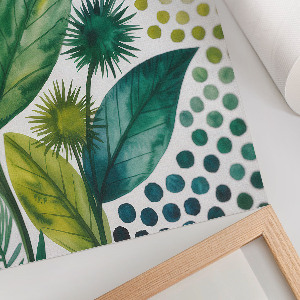 Poster na stenu Zelené listy