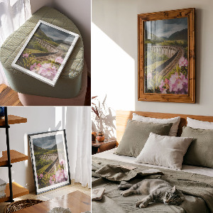 Poster na stenu Pokojná krajina