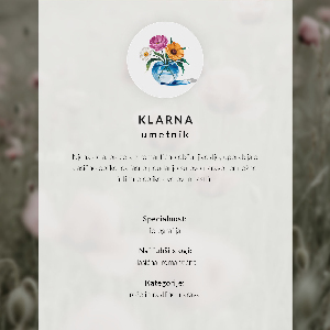 Plagát do izby Kvety pivonky