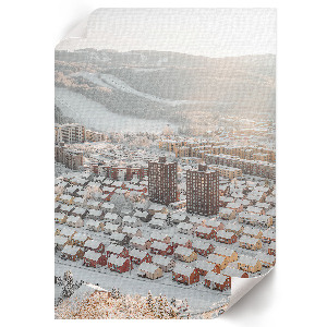 Poster na stenu Zimná panoráma