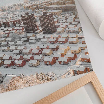 Poster na stenu Zimná panoráma