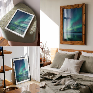 Plagát do izby Polárna žiara