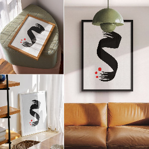 Poster na stenu Geometrická elegancia