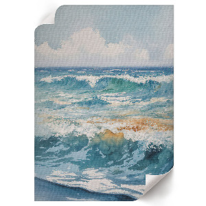 Retro plagát Morské vlny