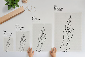 Plagát do obývačky Rovná ruka