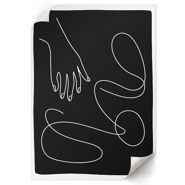 Plagát do izby Abstraktné čiary