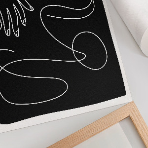 Plagát do izby Abstraktné čiary