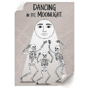 Plagát do obývačky Tanec v mesačnom svite