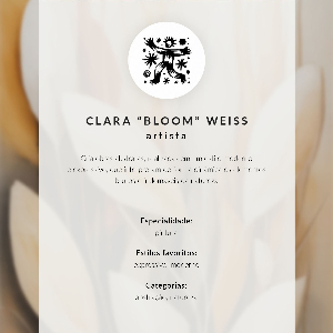 Retro plagát Farebný kvet