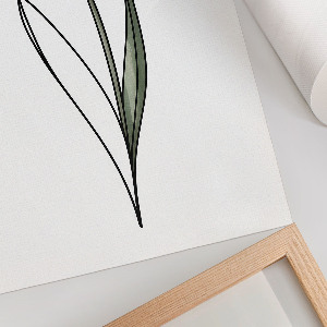 Poster na stenu Ružový tulipán