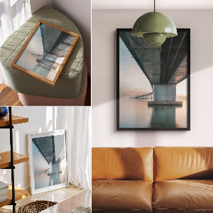 Plagát do izby Moderný most