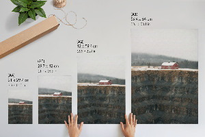 Poster na stenu Zimná krajina