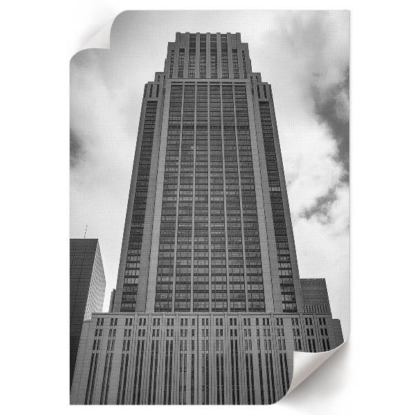 Retro plagát Vysoká budova