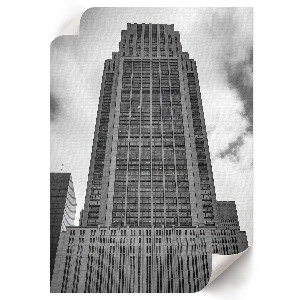 Retro plagát Vysoká budova