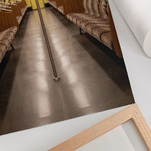 Retro plagát Žlté metro