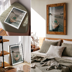 Retro plagát Tichá zátoka