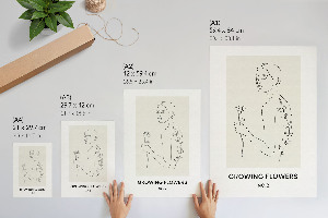 Plagát do izby Rastlinná grafika