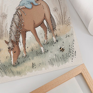 Plagát do obývačky Kresba koňa