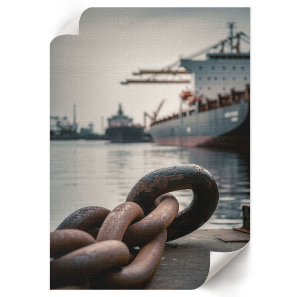 Poster na stenu Priemyselný prístav