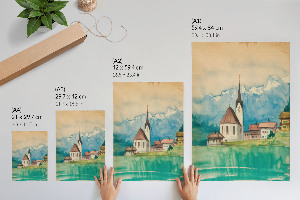 Retro plagát Horský kostol