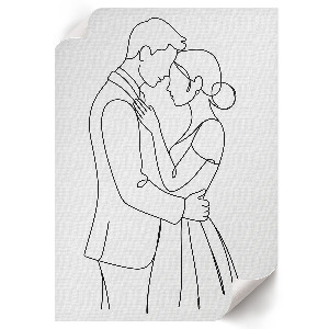 Plagát do obývačky Romantický pár