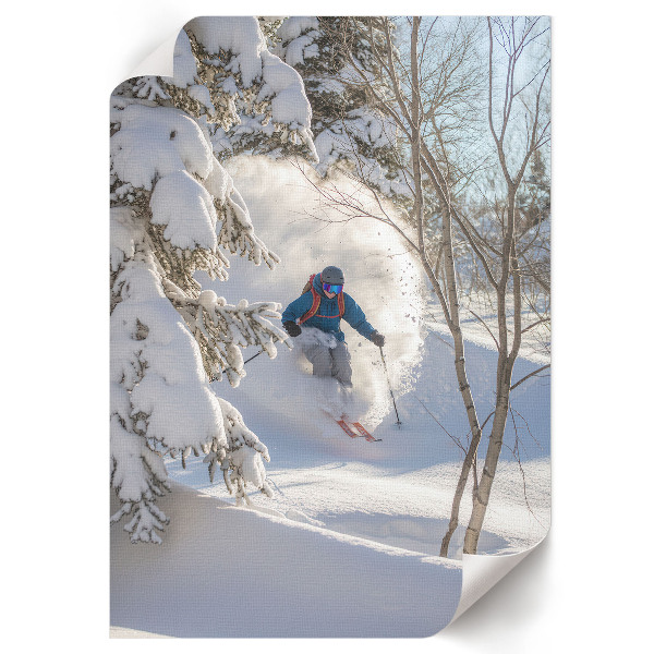 Plagát do izby Zimný zostup