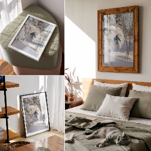 Plagát do izby Zimný zostup