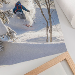 Plagát do izby Zimný zostup