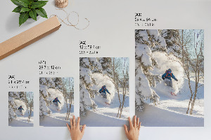 Plagát do izby Zimný zostup