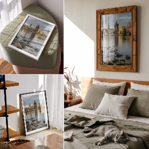 Retro plagát Historické mesto