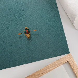 Poster na stenu Kajak na jazere