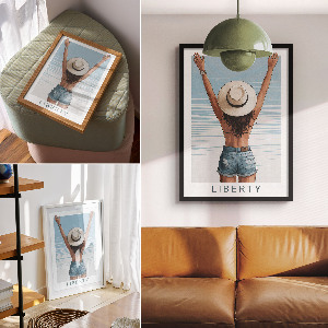 Retro plagát Dovolenka slobody