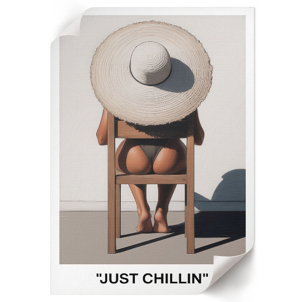 Plagát do obývačky Len oddychujem