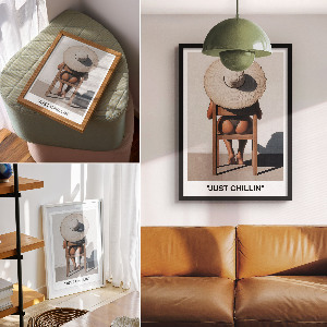 Plagát do obývačky Len oddychujem