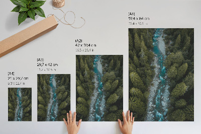 Poster na stenu Zelená krajina